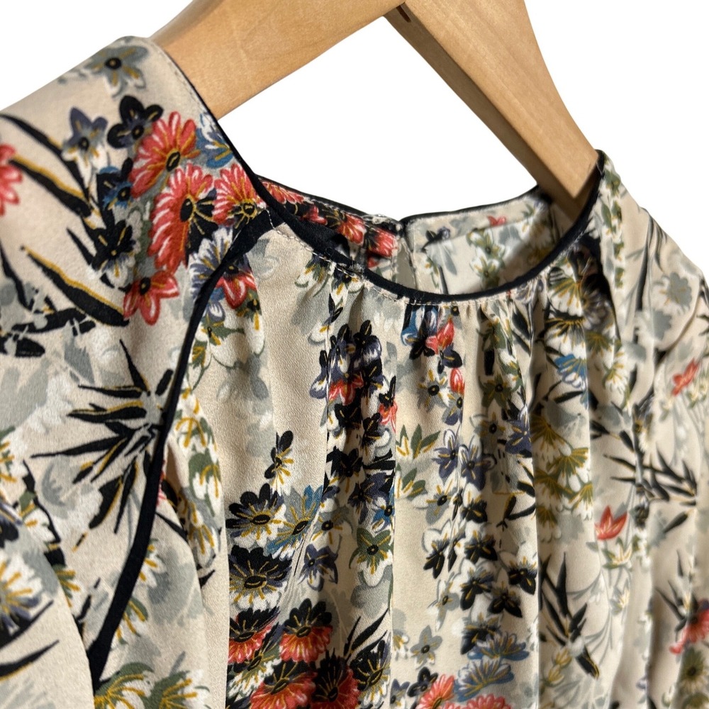 Zara Basic Collection Ruched Neckline Long Sleeve… - image 5